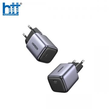 Ugreen 90664 20W 1C usb loại c Nexode mini màu đen Bộ sạc phích cắm EU cd318 10090664