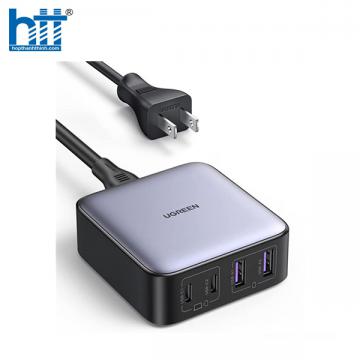 Sạc bàn nhanh GaN 100W USB Type-C x3, Type-A x1 Ugreen 90736 cao cấp