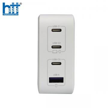 Củ sạc nhanh 100W GaN Nexode 4 cổng, 3 USB Type-C và 1 USB Type-A Hỗ trợ QC4+, PD3.0 Ugreen 15336