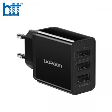 Củ sạc nhanh 15w 3 cổng USB Ugreen 50816 chính hãng