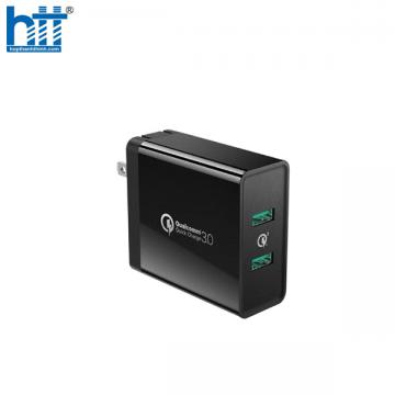 Củ sạc nhanh 36W 2 cổng USB Type-A 18W Ugreen 70151 cao cấp (US)