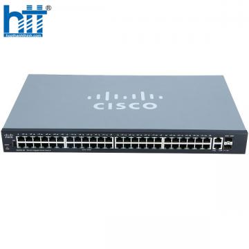 Switch Cisco SG250-50-K9-EU (Gigabit (1000Mbps)/ 50 Cổng/ 2 SFP/ Smart Switch/ Vỏ Thép)
