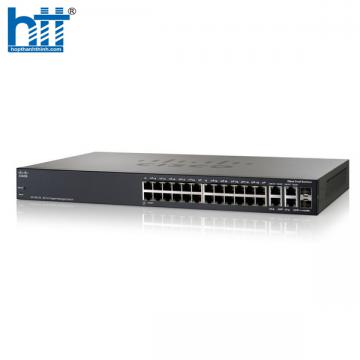 Switch Cisco SG350-28-K9 (Gigabit (1000Mbps)/ 28 Cổng/ 2 SFP/ Managed Switch/ Vỏ Thép)