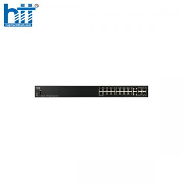 Switch Cisco SG350-20-K9-EU (Gigabit (1000Mbps)/ 20 Cổng/ 2 SFP/ Managed Switch/ Vỏ Thép)