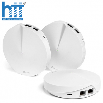 Bộ phát wifi TP-Link Deco M5 3-Pack (Chuẩn AC/ AC1300Mbps/ 4 Ăng-ten ngầm/ Wifi Mesh/ Dưới 100 User)