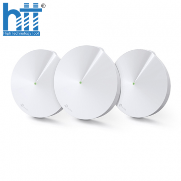 Bộ phát wifi TP-Link Deco M5 3-Pack (Chuẩn AC/ AC1300Mbps/ 4 Ăng-ten ngầm/ Wifi Mesh/ Dưới 100 User)