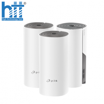 Bộ phát wifi TP-Link Deco E4 3-Pack (Chuẩn AC/ AC1200Mbps/ 2 Ăng-ten ngầm/ Wifi Mesh/ Dưới 100 User)