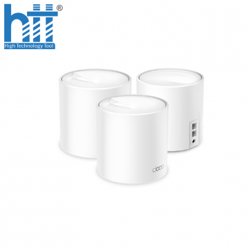 Bộ phát wifi 6 TP-Link Deco X50 3-Pack (Chuẩn AX/ AX3000Mbps/ 2 Ăng-ten ngầm/ Wifi Mesh/ Dưới 100 User)