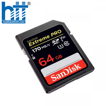 Thẻ nhớ SDHC 64GB Sandisk Extreme Pro (SDSDXXU-064G-GN4IN)