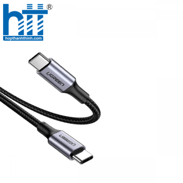 Cáp sạc, dữ liệu USB Type-C to Type-C dài 3M bọc dù hỗ trợ PD 100W Ugreen 90120 cao cấp