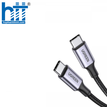 Cáp sạc, dữ liệu USB Type-C to Type-C dài 3M bọc dù hỗ trợ PD 100W Ugreen 90120 cao cấp