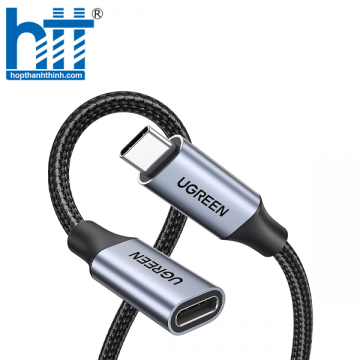 Ugreen 80808 3M USB C Sang USB B 2.0 Cáp Máy In Alu Ốp Lưng Viền Đen US370 10080808