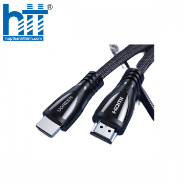 Ugreen 50731 8m 2.1 HDMI 8K 60hz 48Gpbs Cáp bện đầu đực 4k 120hz HD140 10050731