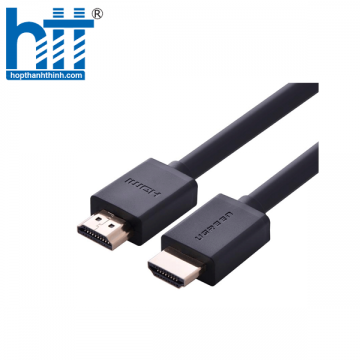 Ugreen 10109 5M màu Đen Cáp tín hiệu HDMI chuẩn 1.4 hỗ trợ phân giải 4K * 2K HD104 20010109