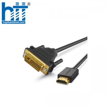 Cáp HDMI To DVI 24+1 dài 3m Chính Hãng Ugreen 10136