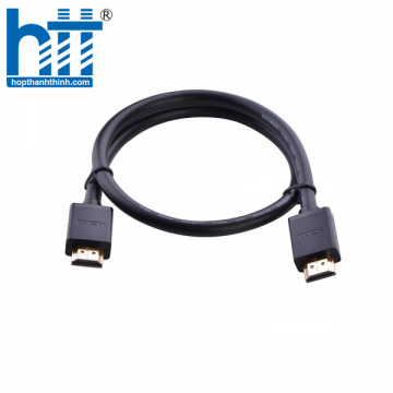 Ugreen 10179 12M màu Đen Cáp tín hiệu HDMI chuẩn 1.4 hỗ trợ phân giải 4K * 2K HD104 20010179