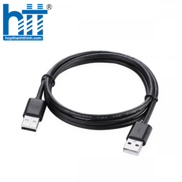 Ugreen 10307 25CM màu Đen Cáp sạc truyền dữ liệu USB 2.0 sang MINI USB đầu mạ Niken 0.25M US102 20010307