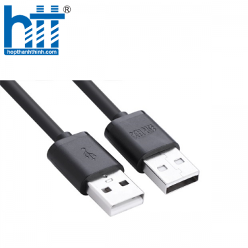 Ugreen 10309 1M màu Đen Cáp 2 đầu USB 2.0 vỏ nhựa PVC US102 20010309