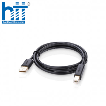 Ugreen 10385 1.5M màu Đen Cáp sạc truyền dữ liệu USB 2.0 sang MINI USB đầu mạ vàng US132 20010385