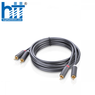 Ugreen 10517 1.5M màu Đen Cáp âm thanh Bông sen 2 ra 2 dương AV104 20010517