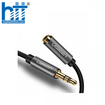  Ugreen 10538 5M màu Đen Cáp âm thanh 3.5mm nối dài AV118 20010538