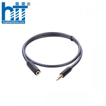 Ugreen 10782 1M màu Đen Cáp âm thanh 3.5mm nối dài AV124 20010782