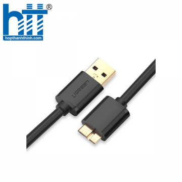 Ugreen 10840 0.5M màu Đen Cáp USB 3.0 sang MICRO USB 3.0 cho ổ cứng US130 20010840
