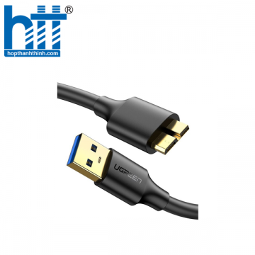 Ugreen 10843 2M Đen USB 3.0 Cáp đực sang Micro B US130 10010843