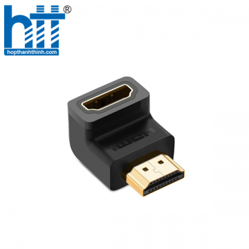 Ugreen 20110 Màu Đen Đầu nối dài HDMI gập 90 độ HD112 20020110