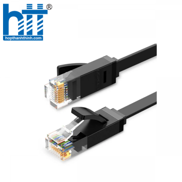 Ugreen 50181 20M Cat6 UTP cáp mạng Gigabit dây dẹp màu đen 26AWG CCA NW102 20050181