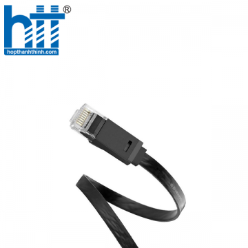 Ugreen 50186 3M màu Đen Cáp mạng LAN CAT 6 UTP dây dẹp NW101 20050186