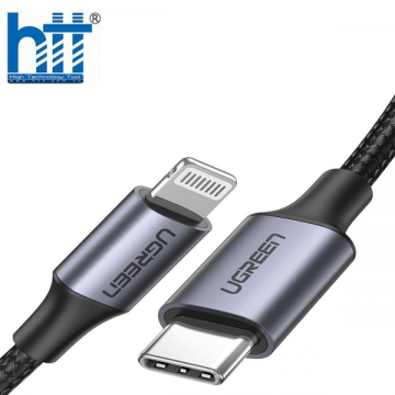 Cáp sạc, dữ liệu USB Type-C to Lightning dài 2M chuẩn MFI Apple, sạc nhanh 3A Ugreen 60761