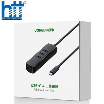 Hub USB-C 4 Cổng USB-A 3.0 dài 20cm Ugreen 10916