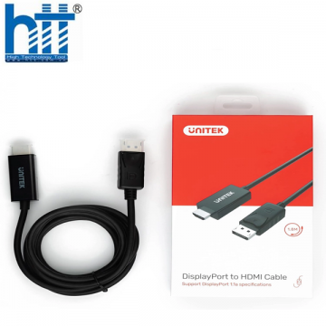 Cáp chuyển DisplayPort to HDMI 1.8m Unitek Y-5118CA