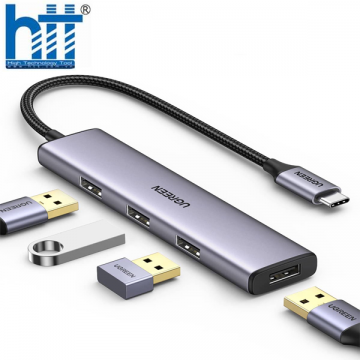 Hub USB Type-C sang 4 cổng USB 3.0 Ugreen 20841