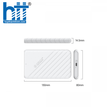 HỘP BOX ĐỰNG Ổ CỨNG 2,5 INCH USB-C ORICO 25PW1-C3-WH-EP MÀU TRẮNG