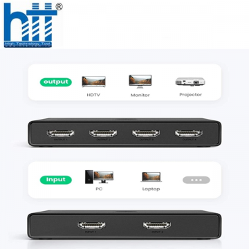 Bộ Gộp HDMI 2 vào 4 ra chuẩn 2.0 4K@60Hz Ugreen 70690