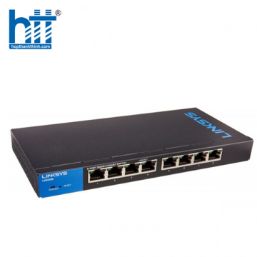 SWITCH LINKSYS LGS308P -SMART GIGABIT POE (8 PORT 10/100/1000)