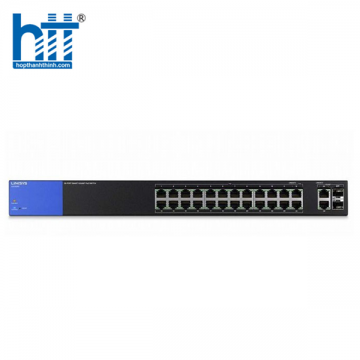 LINKSYS LGS326P SMART 24-PORT + 2SFP POE+ BUSINESS GIGABIT SWITCH