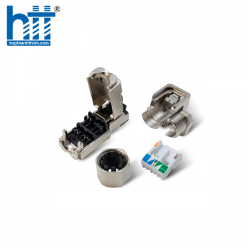 Đầu mạng RJ45 4 chiều DINTEK FTP Cat.6A chuẩn công nghiệp (1505-05005)