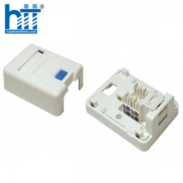 Ổ mạng nổi 1 port Dintek - Surface mount box (1301-02012)