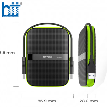 Ổ CỨNG DI ĐỘNG 2.5 INCH SILICON POWER ARMOR A60 2TB SP020TBPHDA60S3K (USB TYPE A)