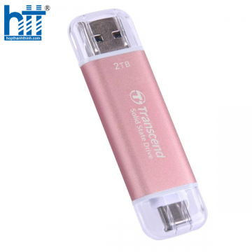 Ổ CỨNG DI ĐỘNG PORTABLE SSD 2TB TRANSCEND ESD310P MÀU HỒNG