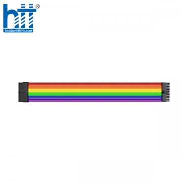 Bộ dây nối dài bọc lưới cao cấp Sleeve Cable - Rainbow