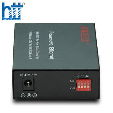 APTEK AP110-20-PoE - Gigabit PoE Media Converter