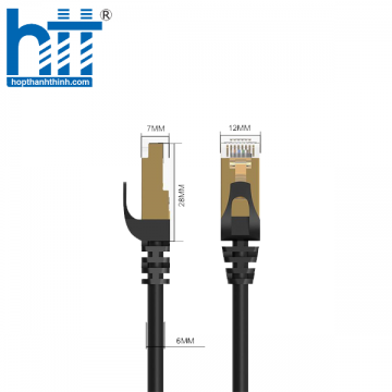 Cable mạng bấm sẵn Orico PUG-C7-50-BK