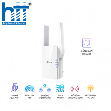 Bộ mở rộng sóng wifi TP-Link TL-WA860RE (Chuẩn N/ 300Mbps/ 2 Ăng-ten ngoài/ 15 User)