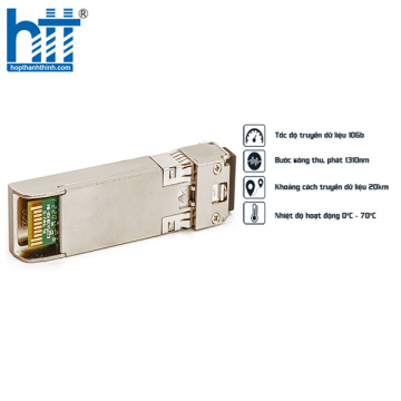 Bộ chuyển đổi quang điện module SFP+ 10Gbps, 2 core, Single-Mode APTEK APS1335-20