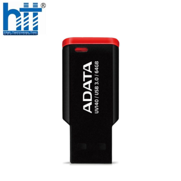 USB Adata UV140 64Gb (Đen Đỏ)