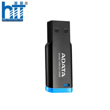 USB Adata UV140 64Gb (Đen Xanh)